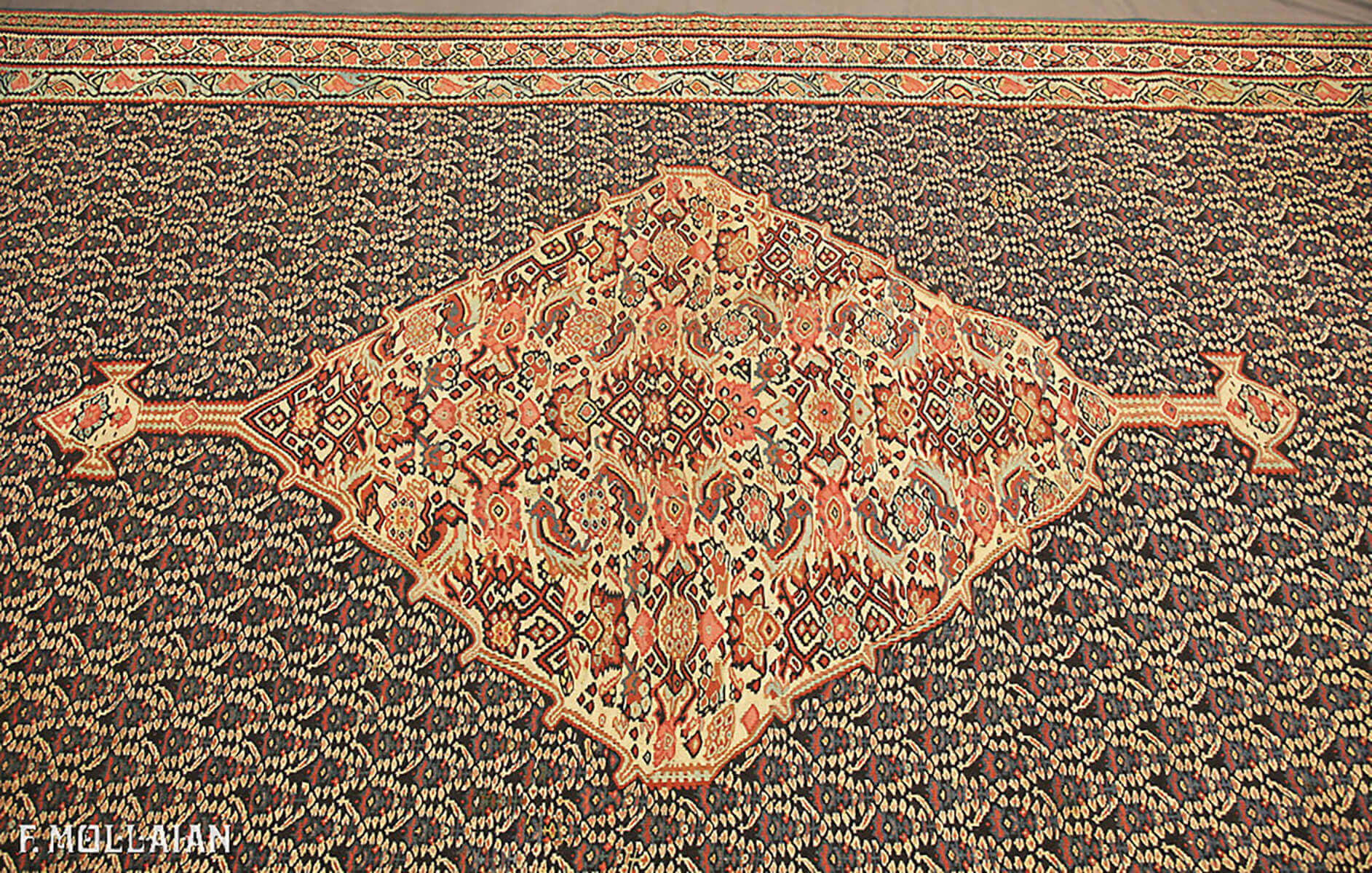 Antique Persan Kilim Senneh n°:54798824